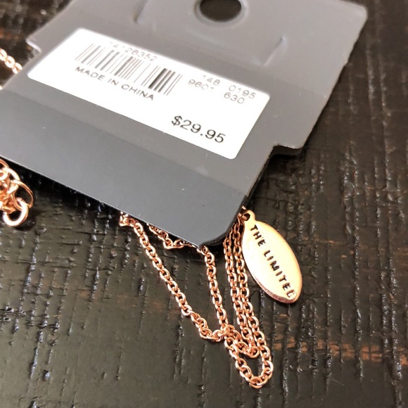NWT Rose Gold Tone 2 Layer The Limited Necklace! - Picture 4 of 5